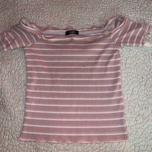 off the shoulder crop top